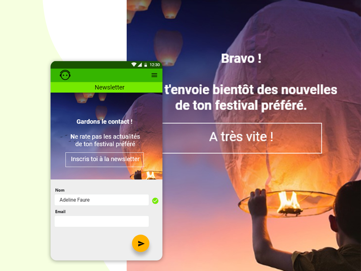 Abonnement à la newsletter