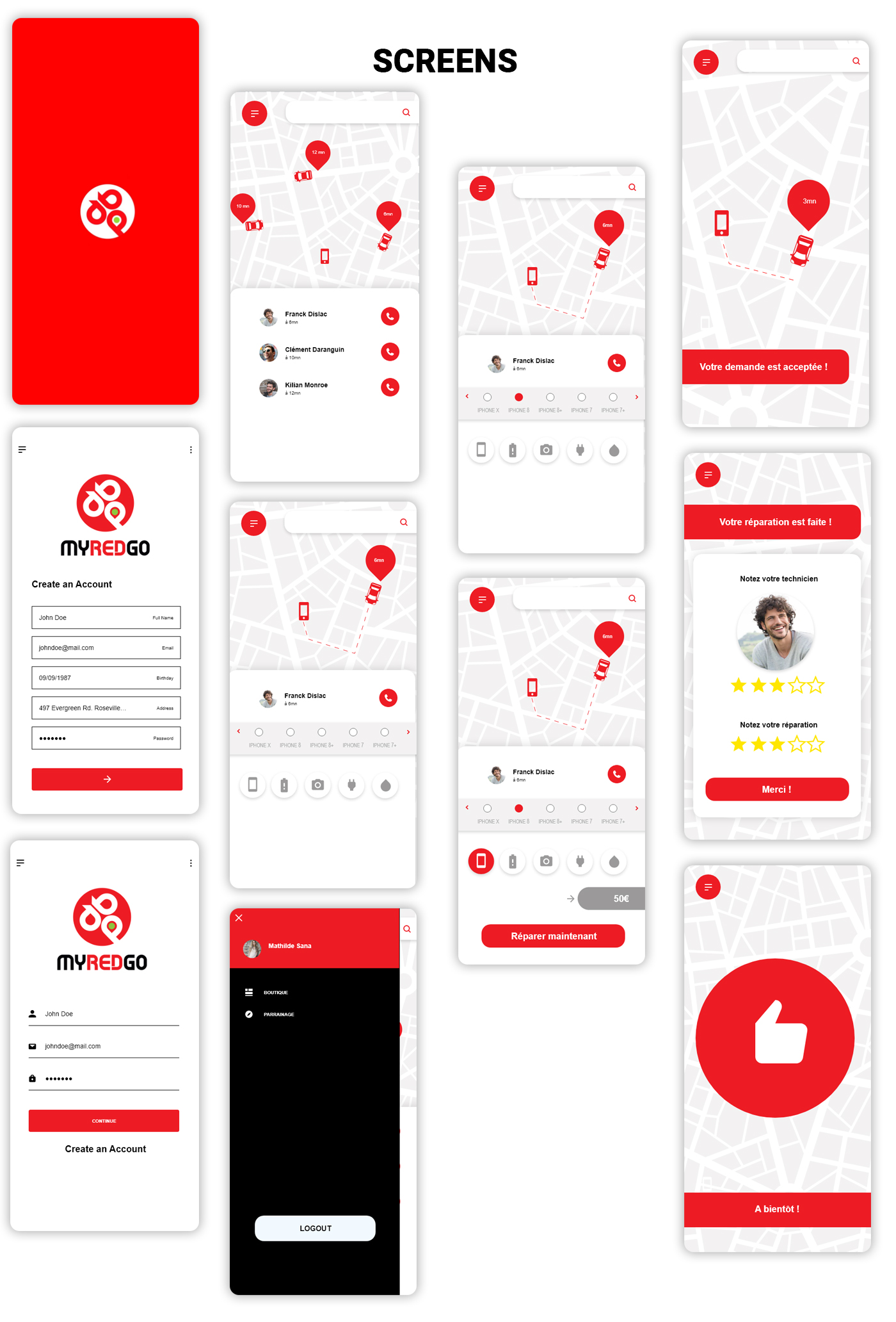 application réparation smartphone