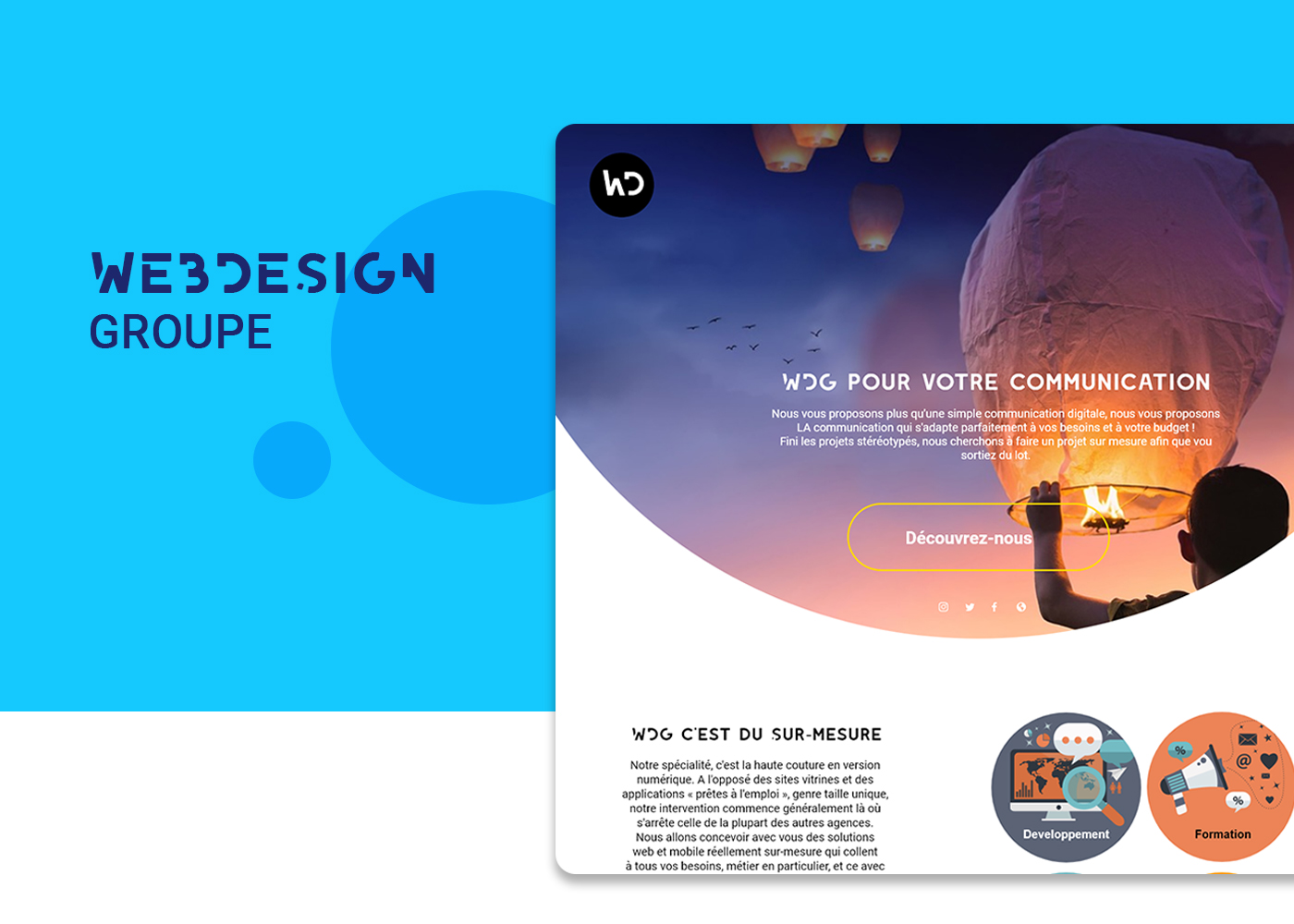 responsive design – UX/UI design (B2B) Site