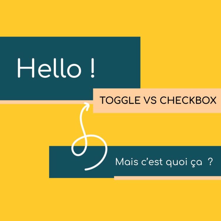 Hello - toggle VS checkbox