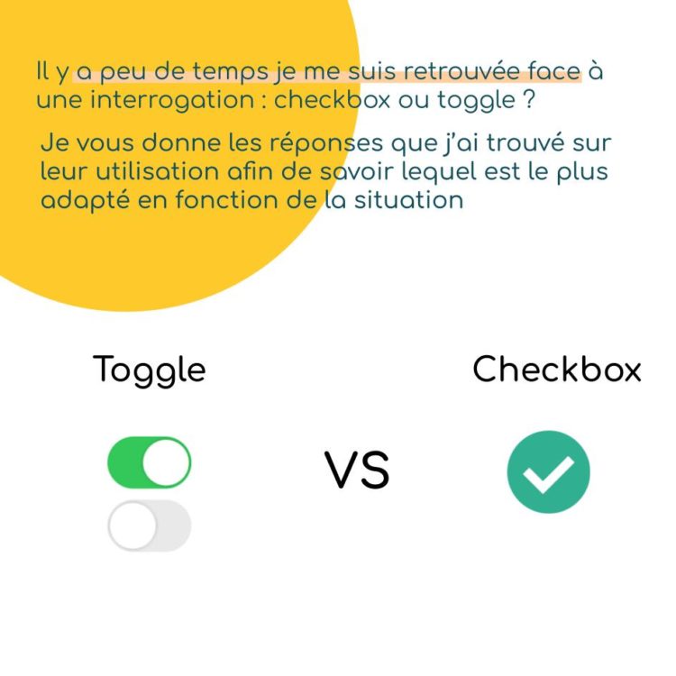 Toggle vs Checkbox