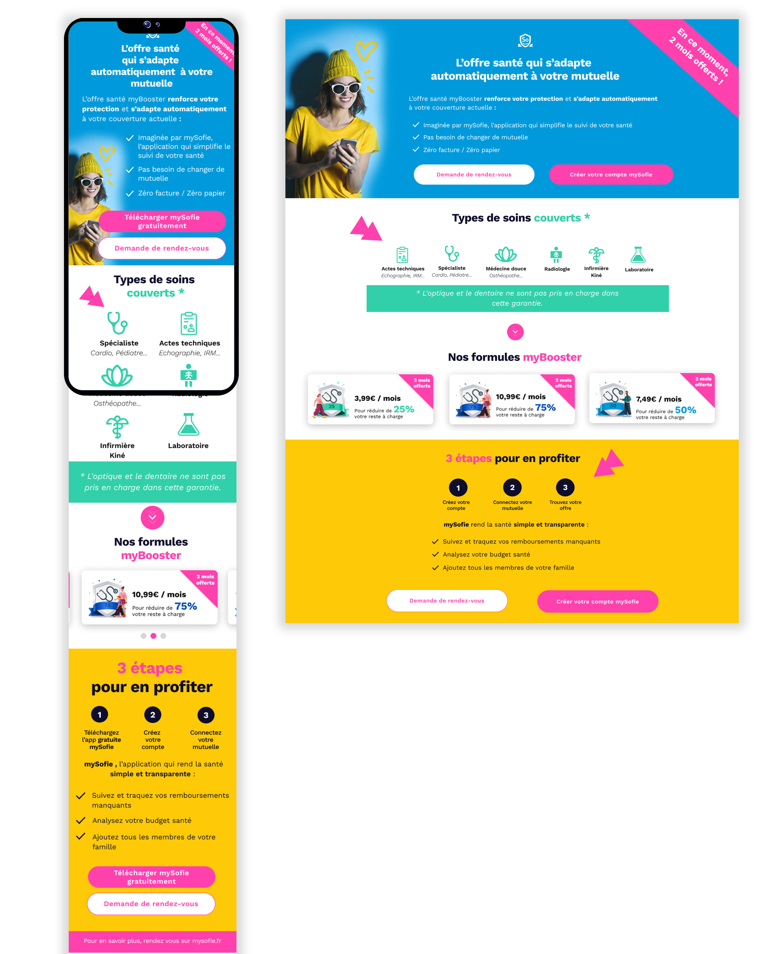 Landing Page myBooster pour les publicités Google Add Landing Page myBooster pour les publicités Google Add